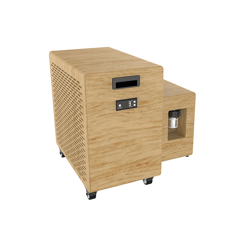 Separerat isbadvattenfilter vattenpump sterilisator